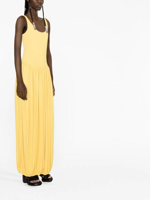 Lanvin U-neck sleeveless dress - Yellow