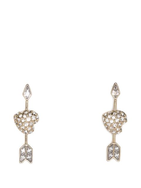 Swarovski arrow-shape earrings - Gold - zdjęcie produktu nr 1