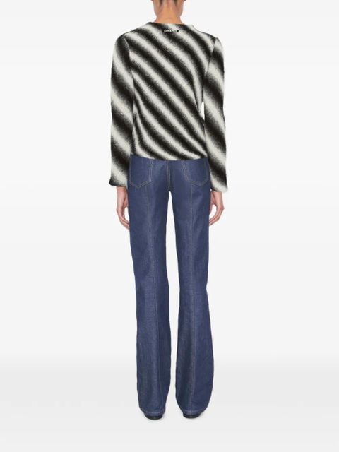 Tory Burch striped sweater - Black