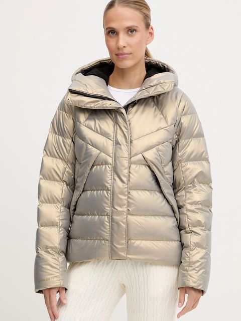 Helly Hansen kurtka puchowa WINTER BLISS kolor złoty zimowa 54459