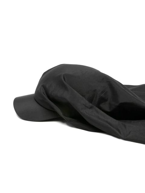 Jil Sander draped hat - Black