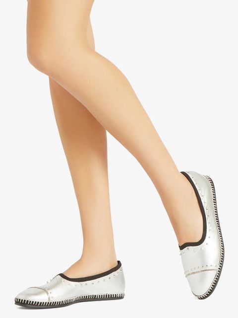 Giuseppe Zanotti metallic-effect loafers - Grey