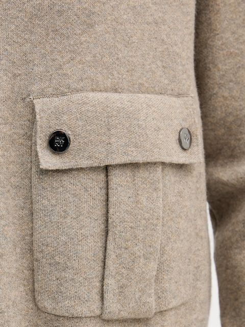 Dkny kardigan z domieszką wełny