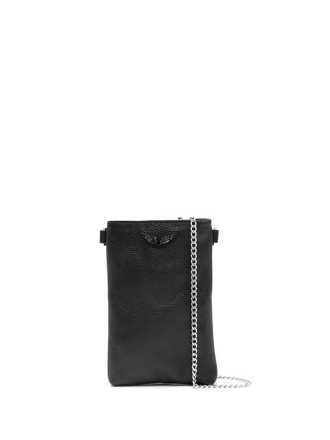 Zadig&Voltaire Rock leather phone pouch - Black - zdjęcie produktu nr 1
