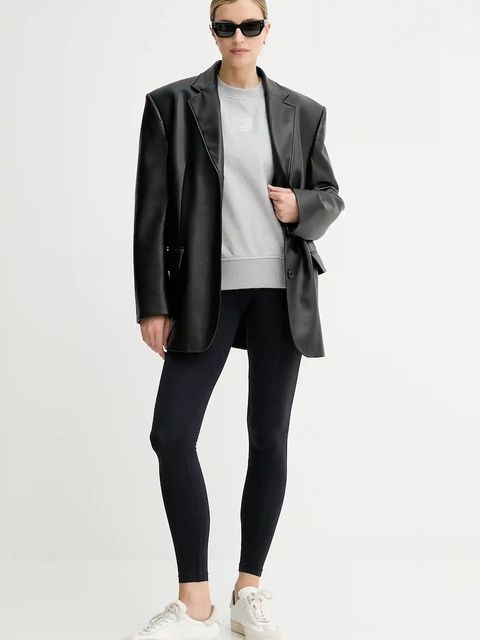 Calvin Klein bluza damska kolor szary melanżowa LV044D203G