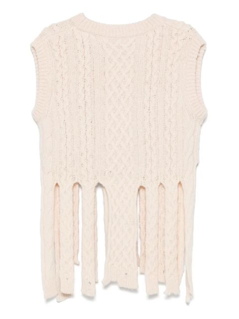 Coperni shredded vest - Neutrals - zdjęcie produktu nr 2