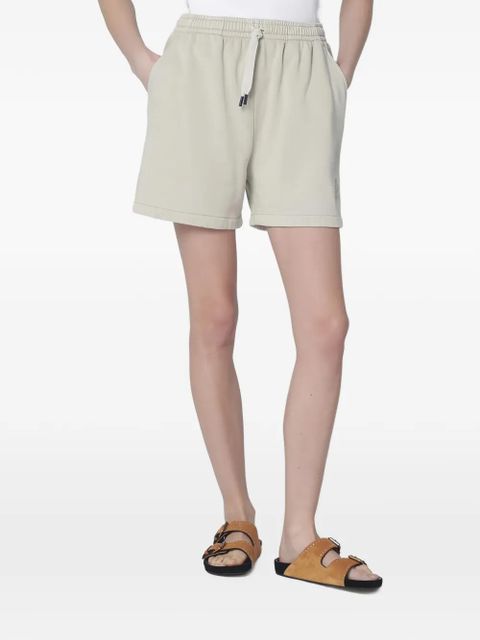 ISABEL MARANT drawstring-fastening logo-detail shorts - Neutrals - zdjęcie produktu nr 1