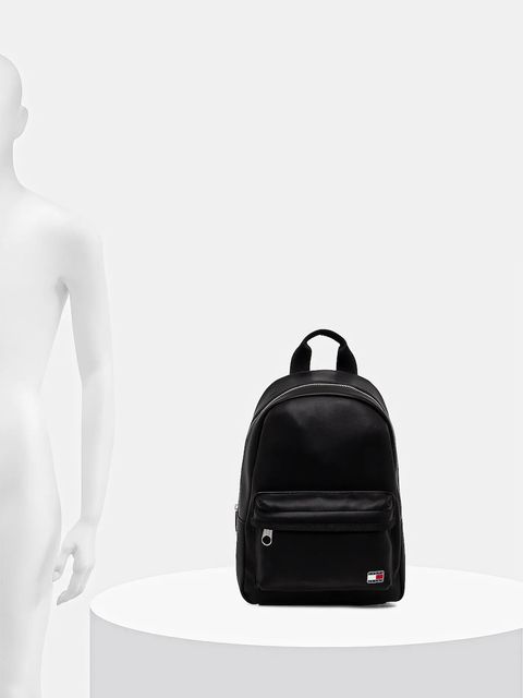 Tommy Jeans plecak damski kolor czarny mały gładki AW0AW18086