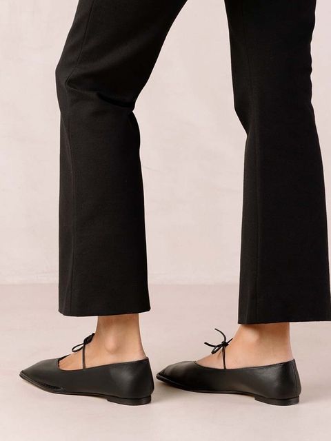 Alohas baleriny skórzane Sway