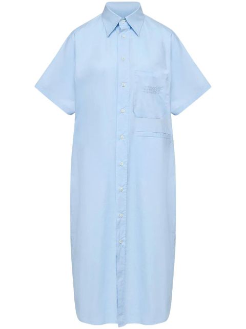 MM6 Maison Margiela cotton shirt dress - Blue - zdjęcie produktu nr 1