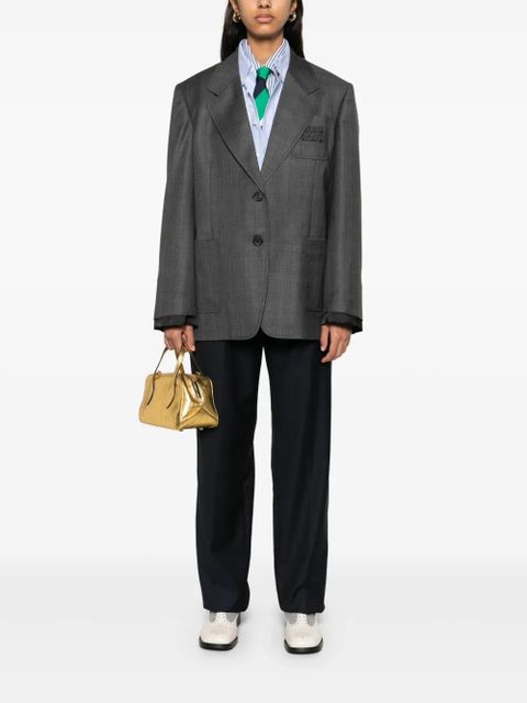 Miu Miu batavia trousers - Blue