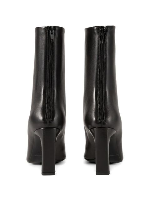 TOTEME square-toe ankle boots - Black