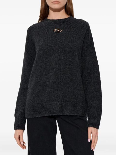 Diesel M-Areeta logo cut-out sweater - Grey - zdjęcie produktu nr 2
