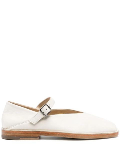 LEMAIRE square-toe ballet flats - White - zdjęcie produktu nr 1