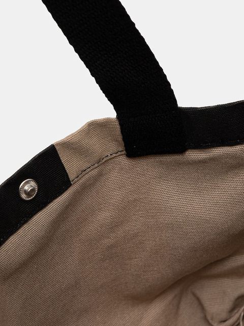 Samsoe Samsoe torebka bawełniana SAFRINKA kolor czarny F24200050