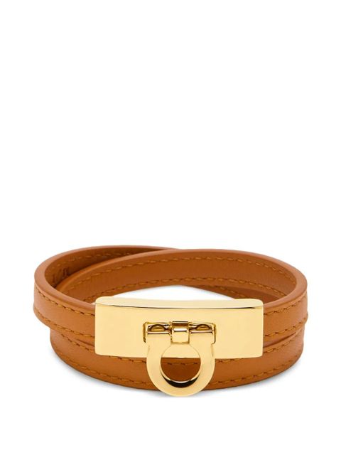 Ferragamo double strap lock bracelet - Gold - zdjęcie produktu nr 1