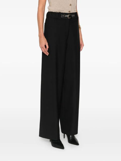 Maje belted trousers - Black