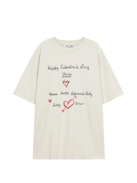 Marge Sherwood Peanuts Happy Valentine's Day T-shirt - Neutrals - zdjęcie produktu nr 1