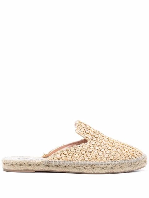Manebi raffia slip-on espadrilles - Neutrals - zdjęcie produktu nr 1