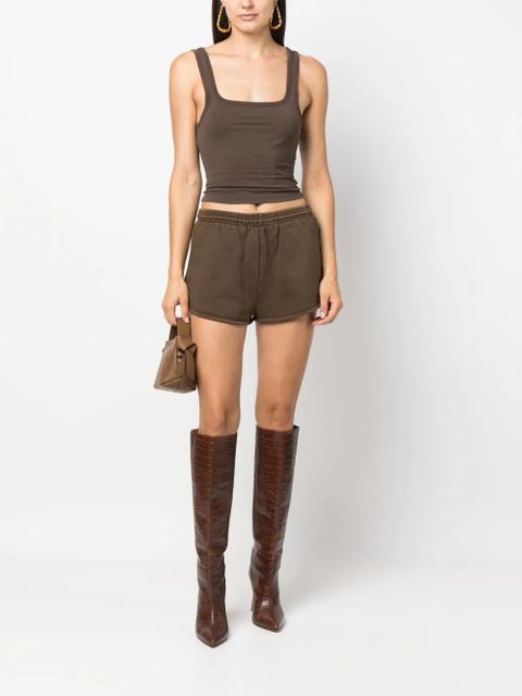 ENTIRE STUDIOS square-neck cropped top - Brown - zdjęcie produktu nr 2