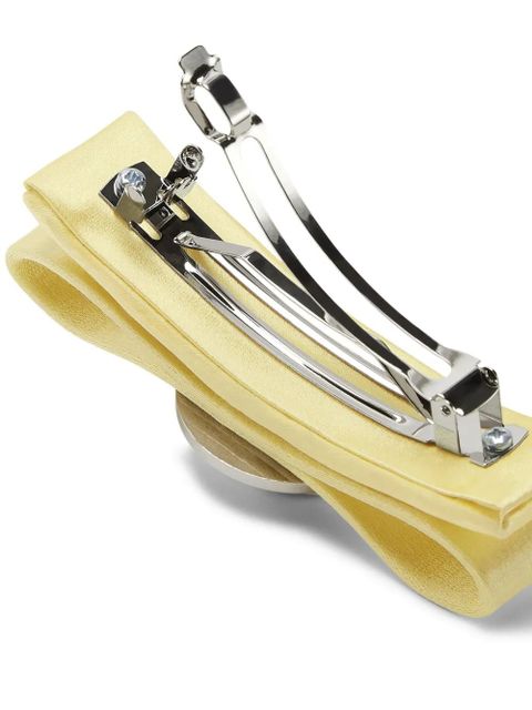 Versace Right Gianni Ribbon hair clip - Yellow