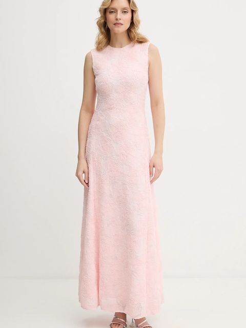 Rotate sukienka kolor różowy maxi rozkloszowana 1152281809 - zdjęcie produktu nr 1