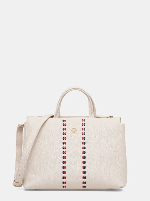 Tommy Hilfiger torebka kolor beżowy AW0AW18155 - zdjęcie produktu nr 1