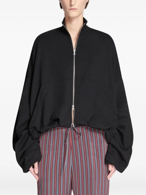 DRIES VAN NOTEN draped jersey jacket - Black - zdjęcie produktu nr 1