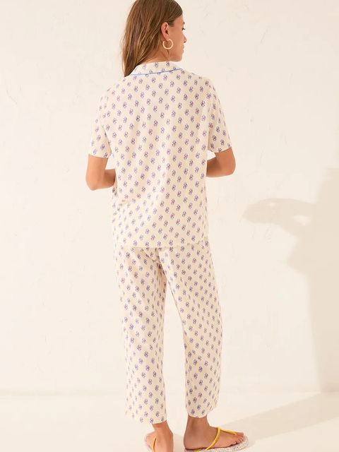 women'secret piżama damska kolor beżowy 4852090