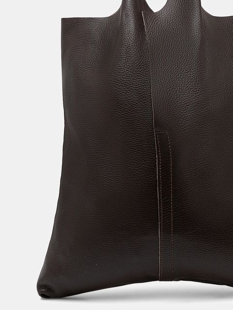 Answear.LAB torebka skórzana kolor brązowy - zdjęcie produktu nr 2