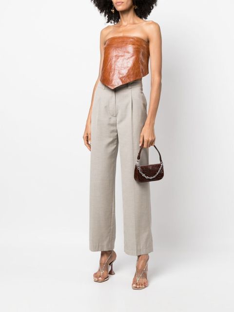 BY FAR Mini Rachel tote bag - Brown - zdjęcie produktu nr 2