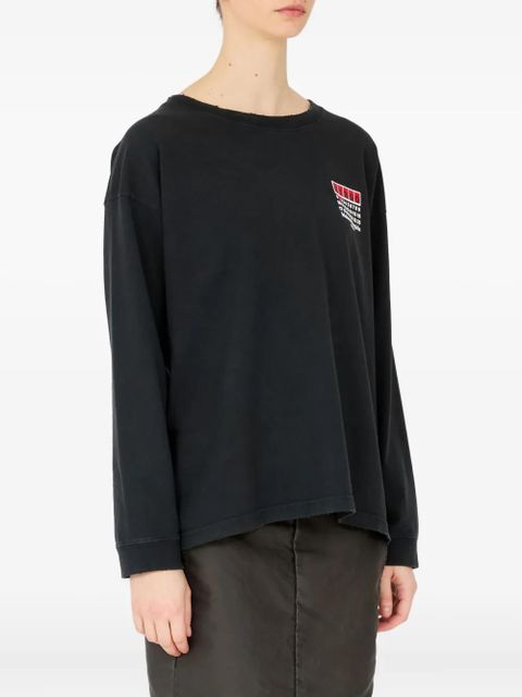 Maison Margiela bingo-print cotton sweatshirt - Black