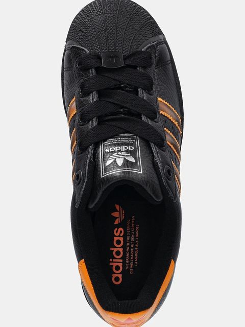 adidas Originals sneakersy skórzane Superstar II damskie kolor czarny JQ6469