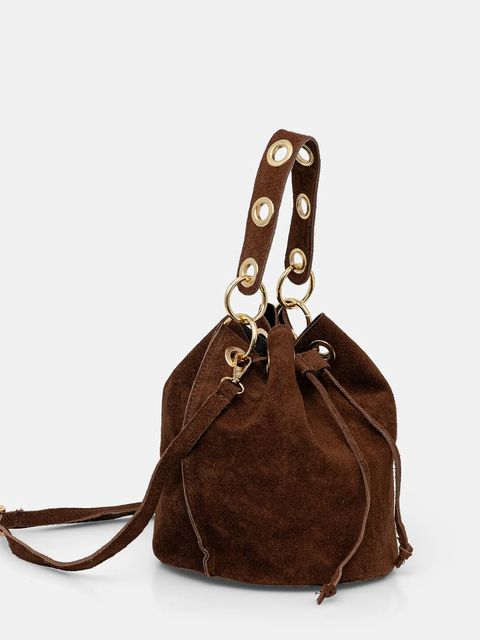 Answear Lab torebka zamszowa - zdjęcie produktu nr 1