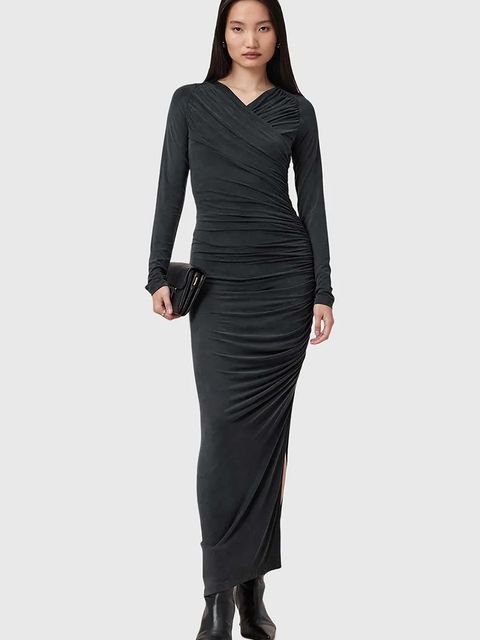 AllSaints sukienka HANAKO CUPRO