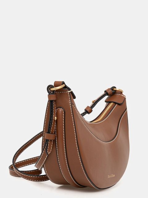 Pedro del Hierro torebka skórzana kolor brązowy 1112594 - zdjęcie produktu nr 2