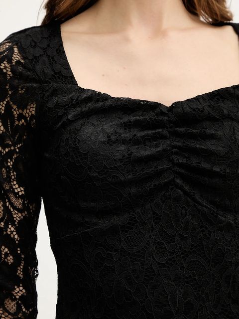 Guess bluzka damska kolor czarny gładka W6PP67 KJ210