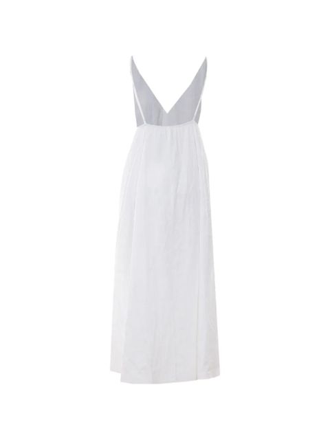 Eleh spaghetti-strap A-line midi dress - White - zdjęcie produktu nr 2