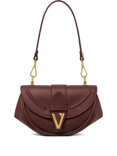 Versace small Virtus leather shoulder bag - Red - zdjęcie produktu nr 1