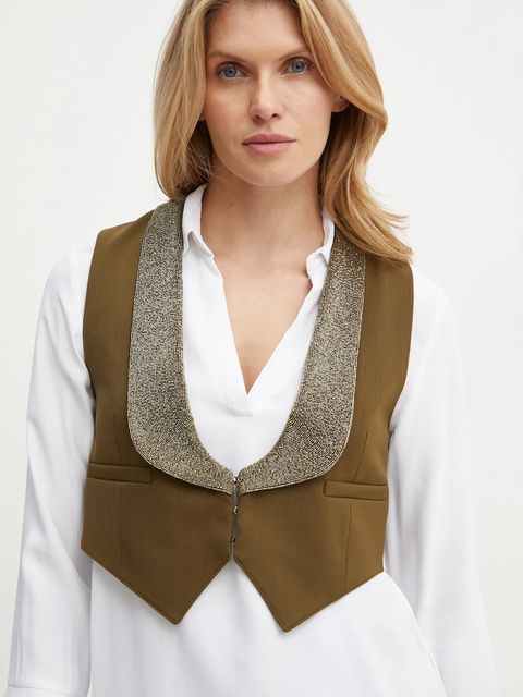 Weekend Max Mara kamizelka z domieszką wełny - zdjęcie produktu nr 1