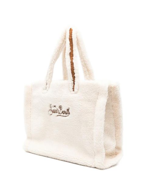 MC2 Saint Barth logo-appliqué top-handles tote bag - Neutrals - zdjęcie produktu nr 2
