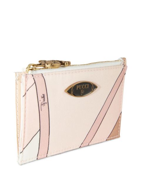 PUCCI Iride-print card holder - Neutrals