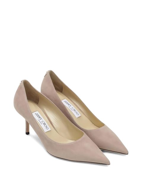 Jimmy Choo pointed-toe leather pumps - Pink - zdjęcie produktu nr 2