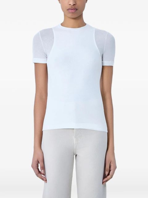 Jil Sander fitted crew-neck T-shirt - White - zdjęcie produktu nr 1