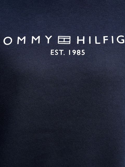 Tommy Hilfiger bluza damska kolor granatowy z nadrukiem WW0WW47831