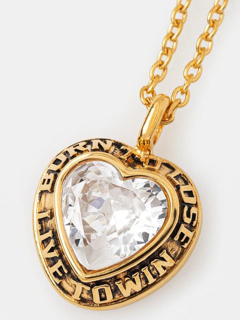AMBUSH naszyjnik srebrny Heart Class Ring Charm Necklace 12114803 - zdjęcie produktu nr 2