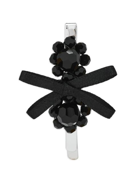 Simone Rocha beaded bow hair accessory - Black - zdjęcie produktu nr 1