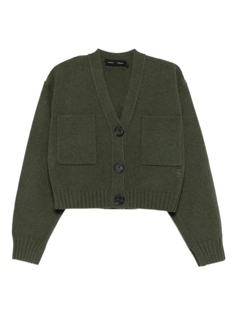Proenza Schouler Sofia buttoned pocket cardigan - Green - zdjęcie produktu nr 1