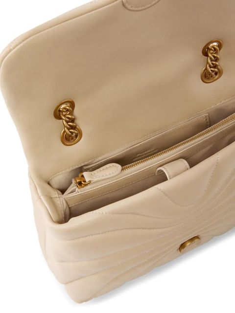 PINKO large Love Bag Puff quilted shoulder bag - Neutrals