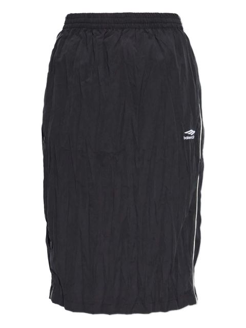 Balenciaga pleated midi skirt - Black - zdjęcie produktu nr 1